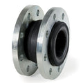 Galvanised Carbon Steel EPDM Flanged PN16 Bellows - WRAS Approved for durable piping and vibration isolation.