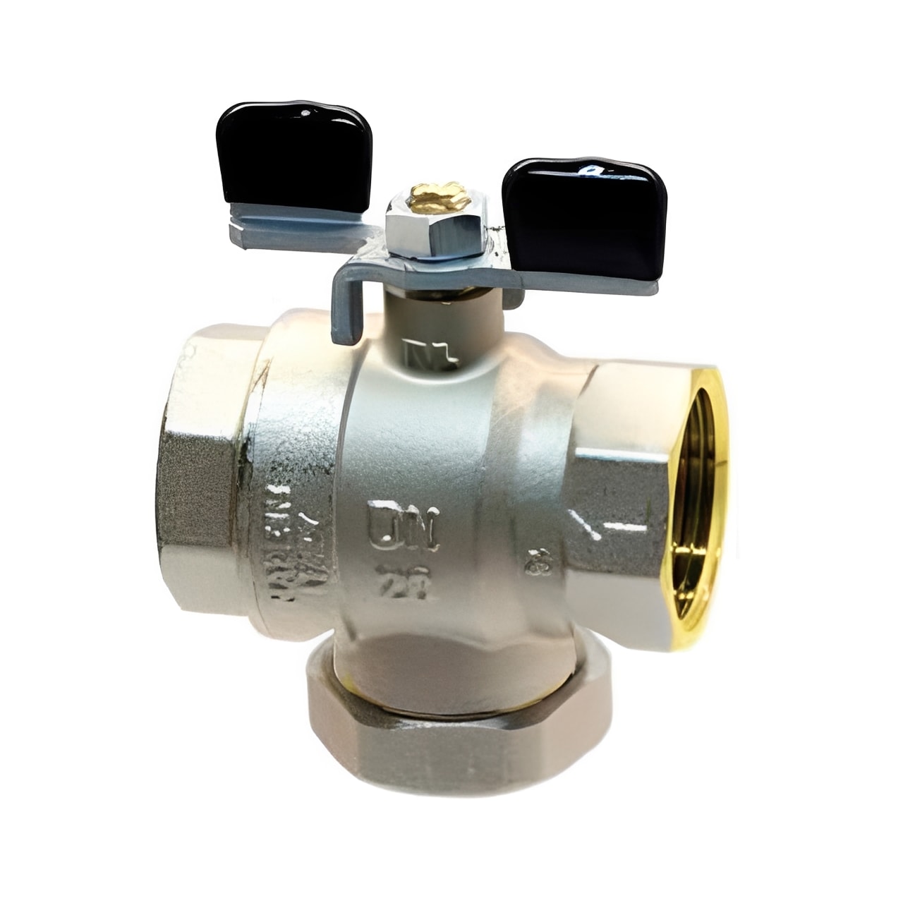 Nickel-Plated Brass Filter Ball Valve - Tee Handle WRAS Approved showing high-quality fluid control solution