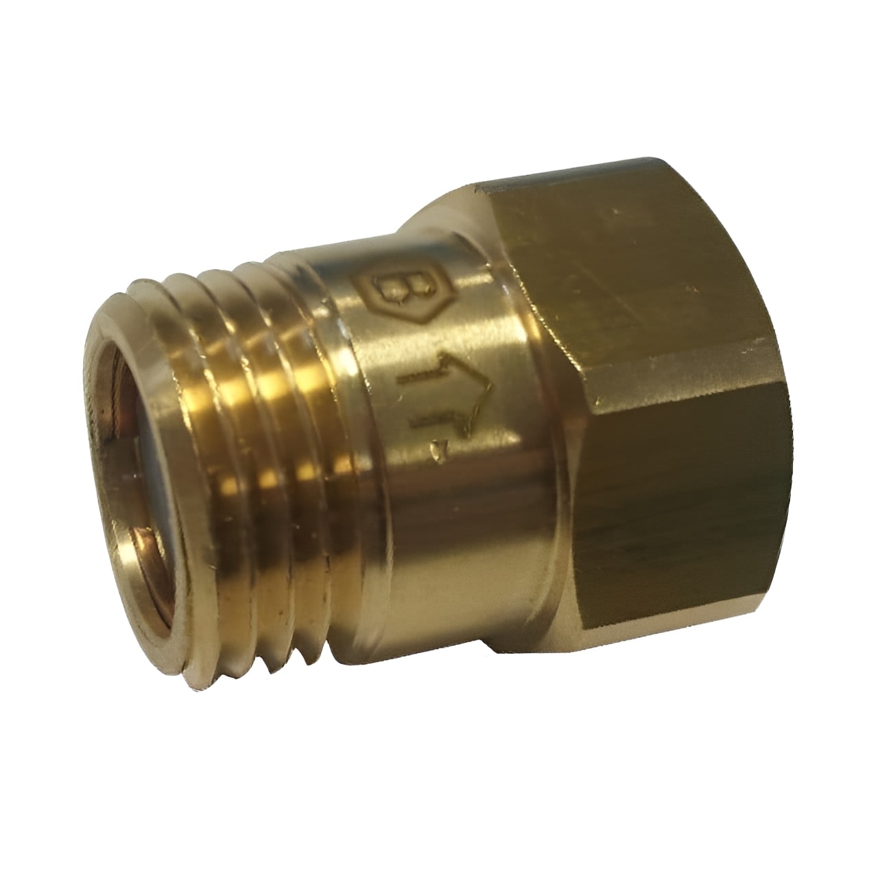 Brass Mini Check Valve Male x Female PN16 BSP Threaded with durable construction for plumbing systems.