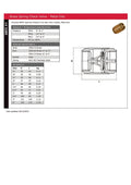 Brass Spring Check Valve with Metal Disc - PN35 PN25 PN12 specifications and dimensions sheet.