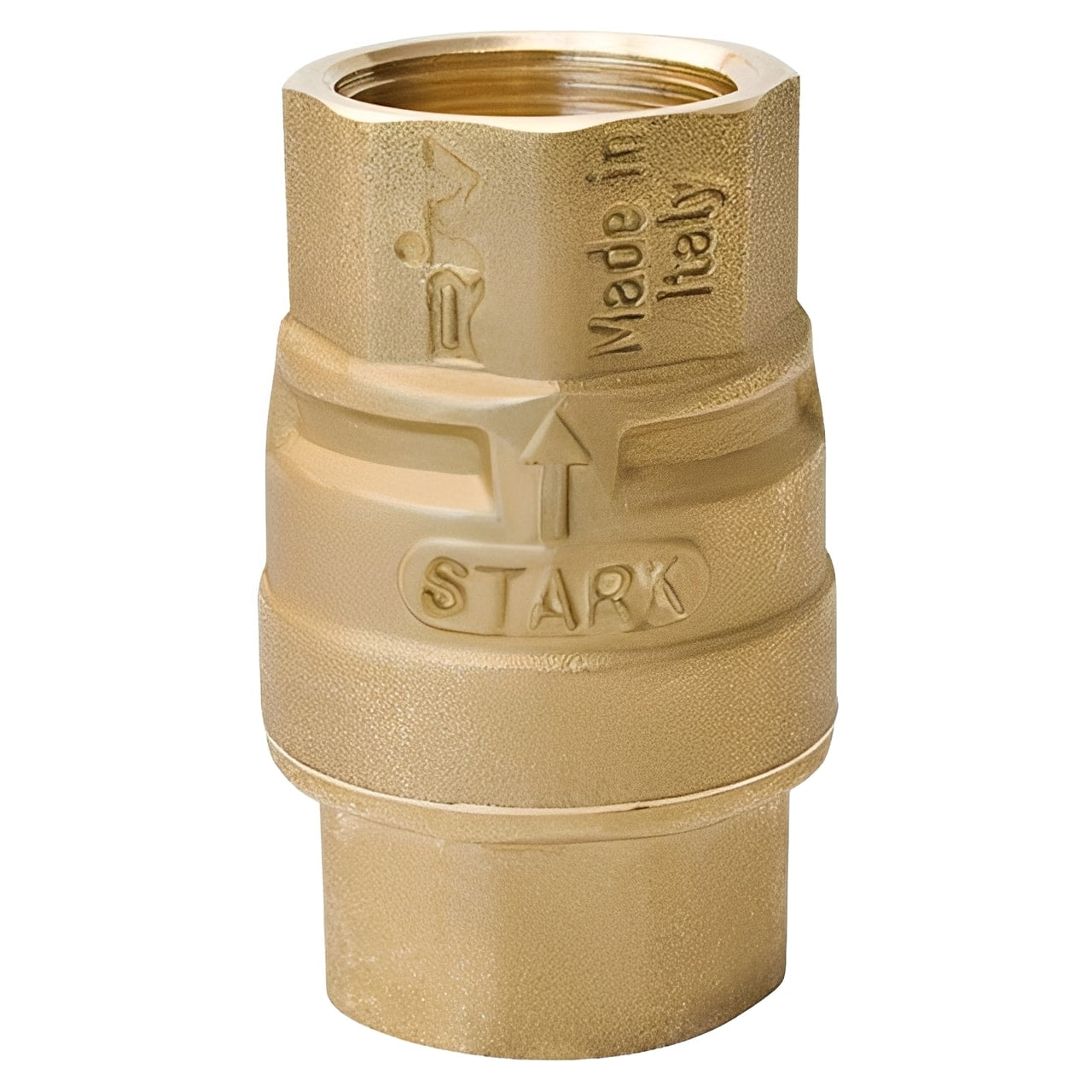 Brass Spring Check Valve - Threaded BSPP Non-Return Valve for fluid control and reverse flow prevention.