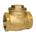 Brass Swing Check Valve - Metal Seat PN16 BSPP, durable brass construction for reliable backflow protection.