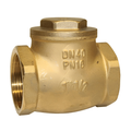 Brass Swing Check Valve - Metal Seat WRAS Approved for preventing backflow in plumbing systems.
