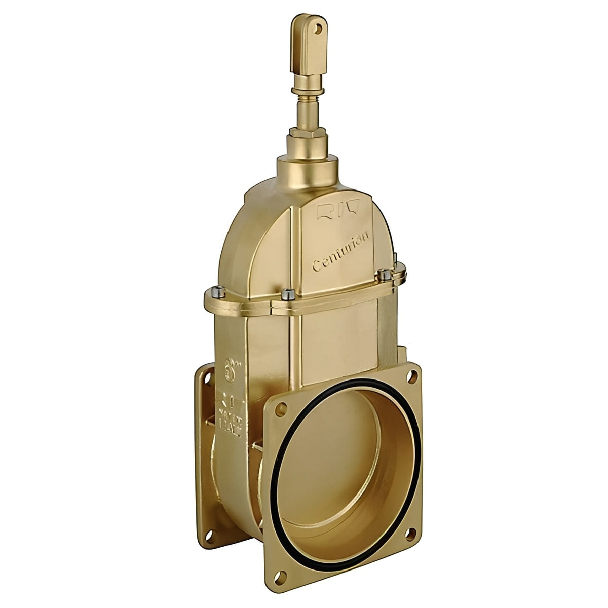 Agri Brass Vacuum Tanker Gate Valve - Square Flanged 4 Bar for efficient slurry and liquid waste management.