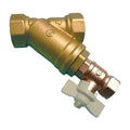 Brass Y-Type Strainer with Drain Valve - PN16 BSPP Threaded