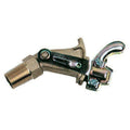 Bronze Cast Iron Discharge Tank Cock - Lever Operated BSPP Male valve with a sturdy lever design for reliable fluid control.