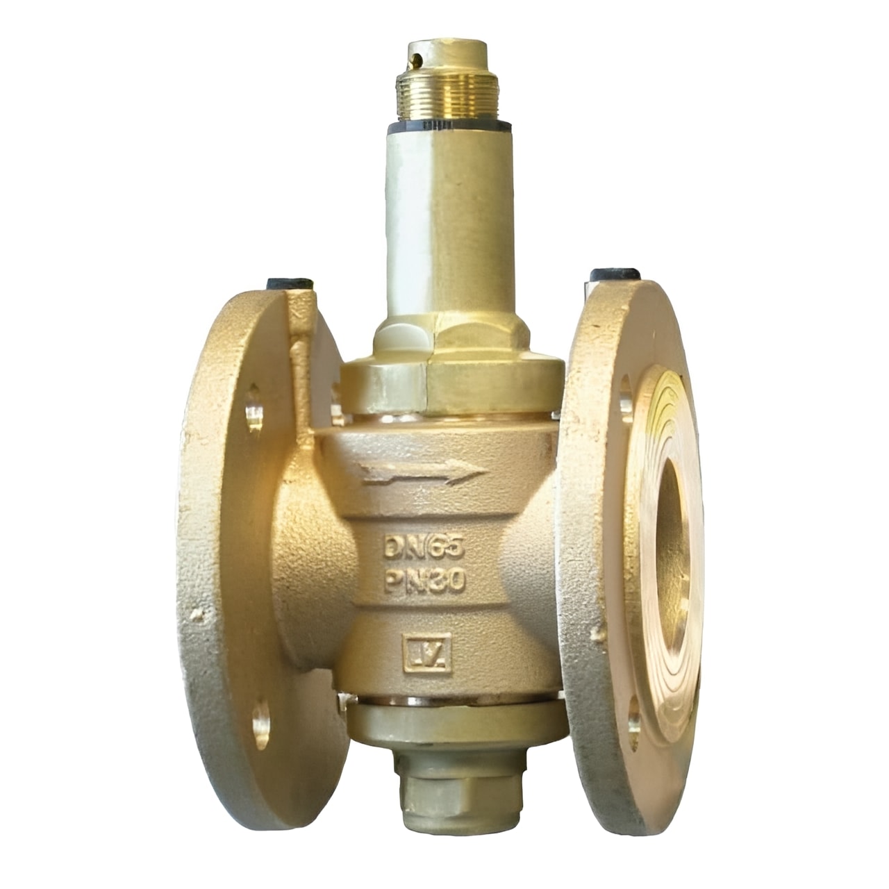 Bronze Pressure Reducing Valve PN16 - Flanged 30 Bar Inlet for reliable pressure control in piping systems.