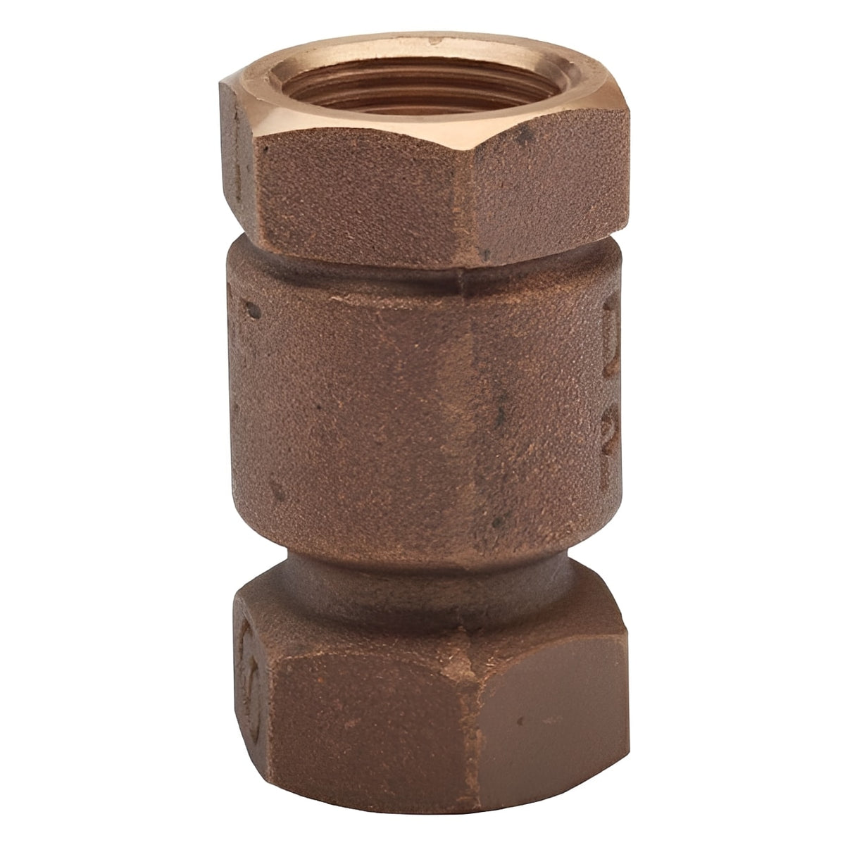 Bronze Vertical Lift Check Valve PN25 BSPP Female Threaded, featuring robust construction for efficient non-return flow control.