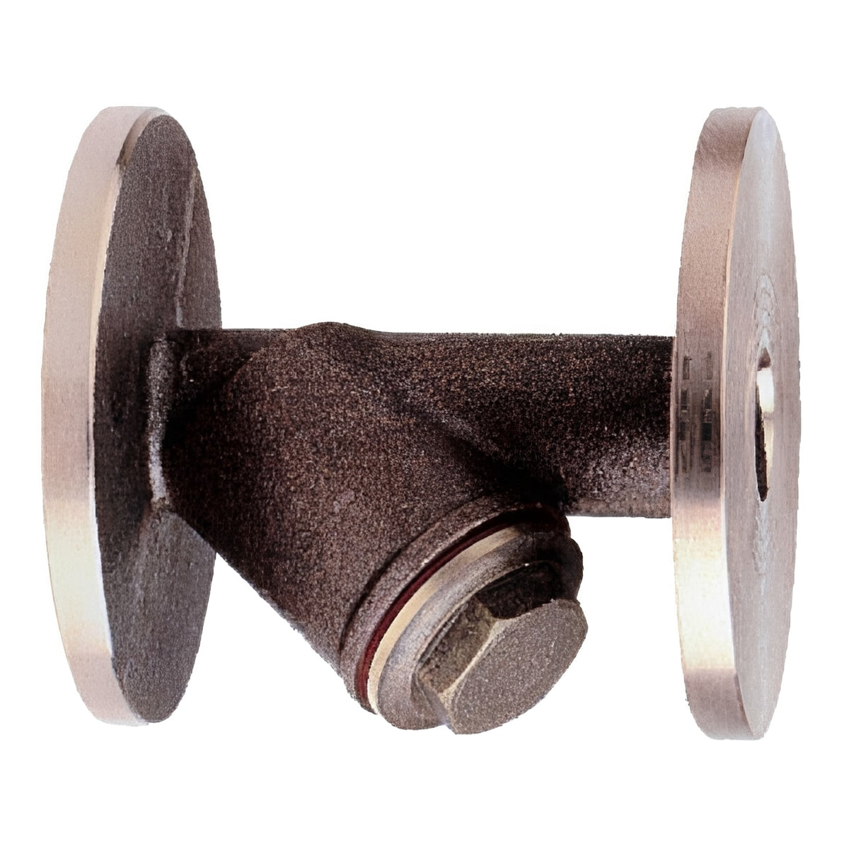 Bronze Y Strainer Flanged PN16 - Stainless Steel Screen for efficient filtration in pressurized systems.