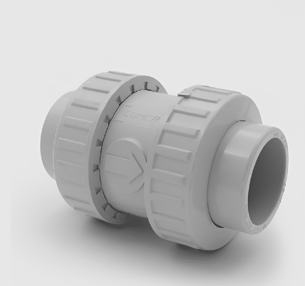 Pvc Spring Check Valve C-PVC Spring Check Valve - Chemical and Corrosion Resistant