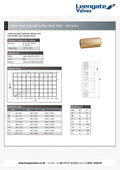 ATR Series Carbon Steel Hydraulic Inline Check Valve - BSPP technical data sheet and specifications.