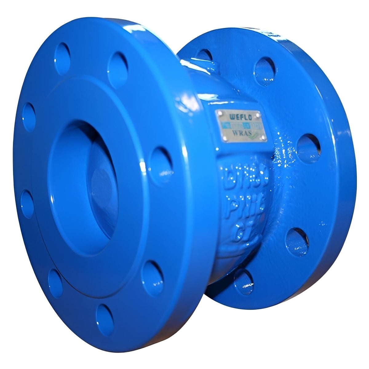 Cast Iron Axial Disc Check Valve - WRAS Approved PN16 Epoxy Coated for potable water systems.