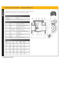 Cast Iron Flanged Check Valve - ANSI 150 Swing Type specifications and diagram.