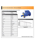 Cast Iron Flanged PN16 Check Valve with Lever & Weight specifications and pressure-temperature chart.