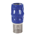 Cast Iron Check Valve & Strainer - NBR Seat PN16 BSPP with blue coating and mesh filter.