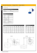 Cast Iron Float Valve - Flanged PN16 Angle Pattern technical specifications and diagrams