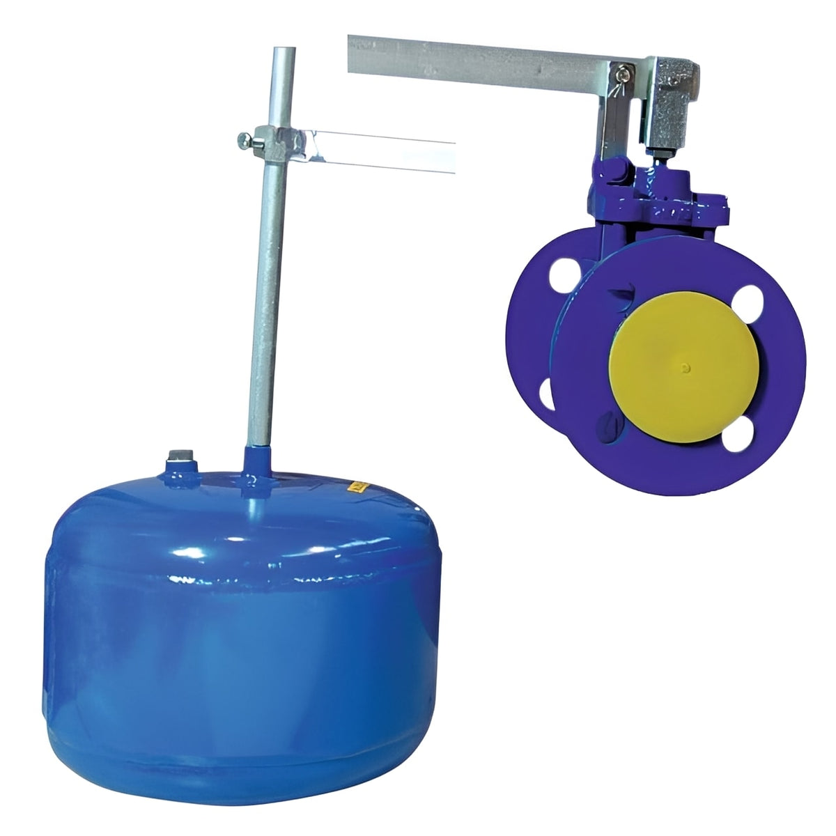 Cast Iron Float Valve - Flanged PN16 Straight Pattern featuring reliable float mechanism for liquid level control.