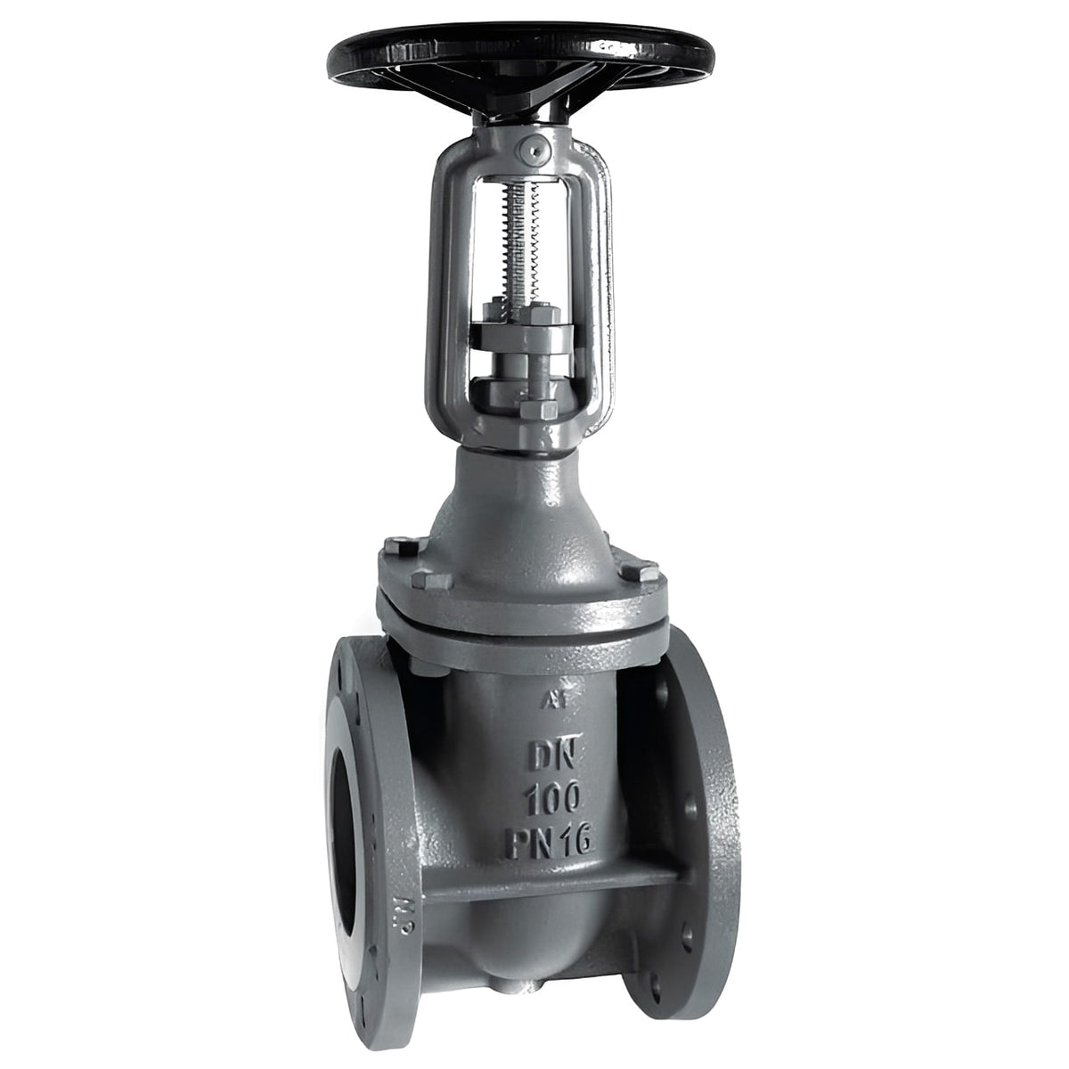 Cast Iron Gate Valve - Flanged PN16 Rising Stem DIN 3202 F4 showing a robust design for reliable flow control.