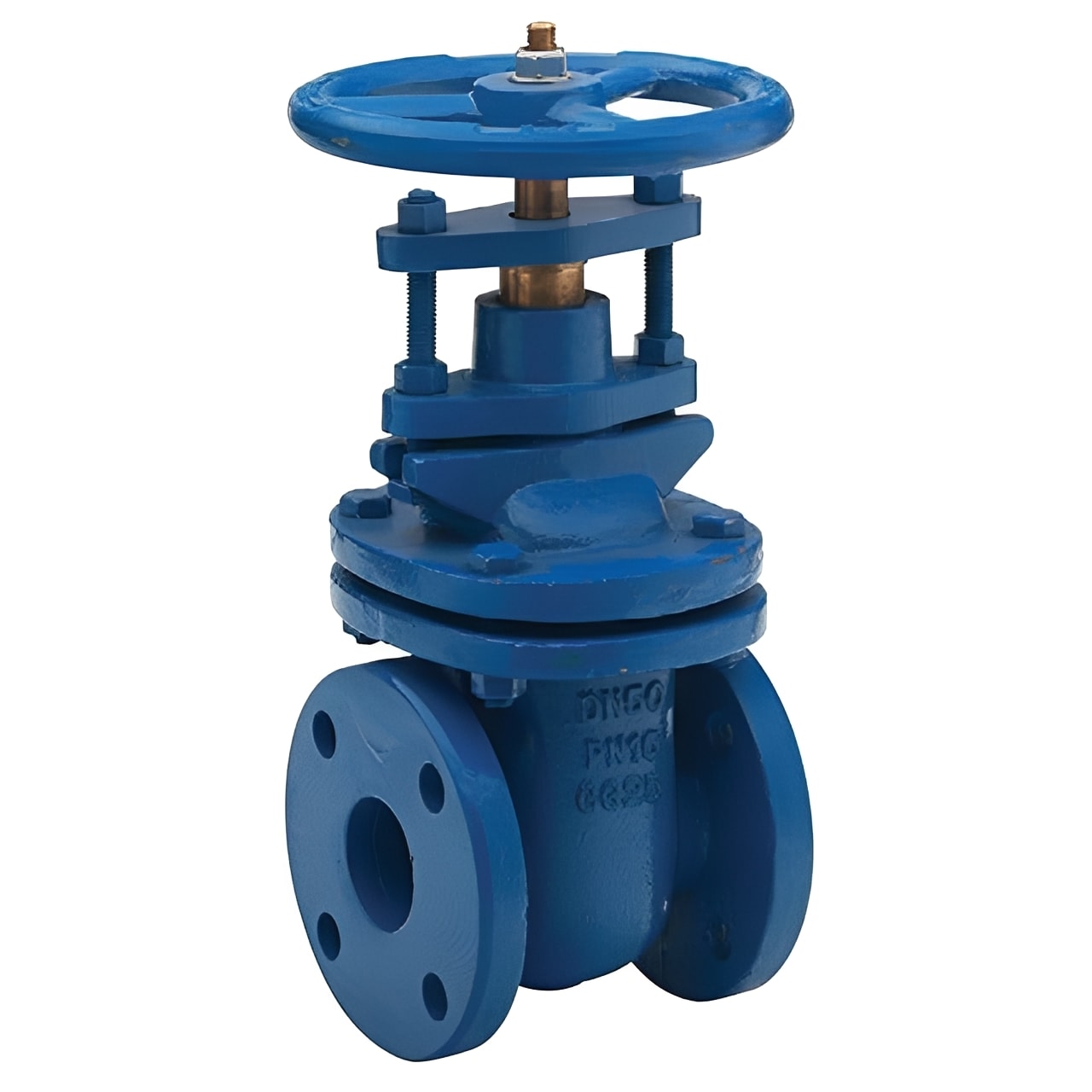 Cast Iron Gate Valve - Flanged BS10 Table E Bronze Seat for reliable water and heating service installations.