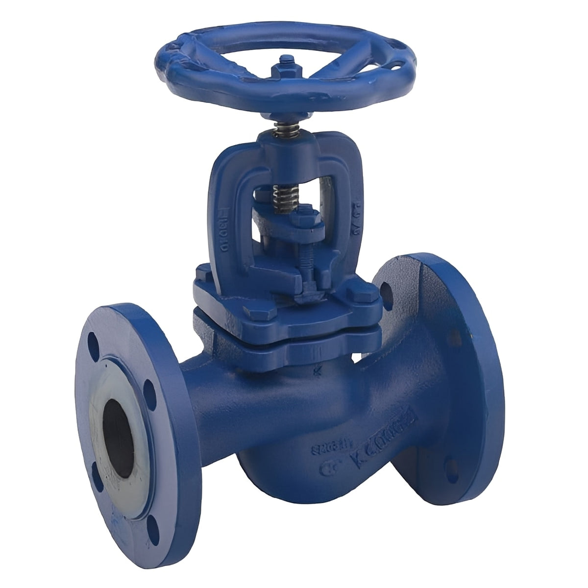 Cast Iron SDNR Globe Valve - Flanged PN16 for reliable flow control in industrial applications.