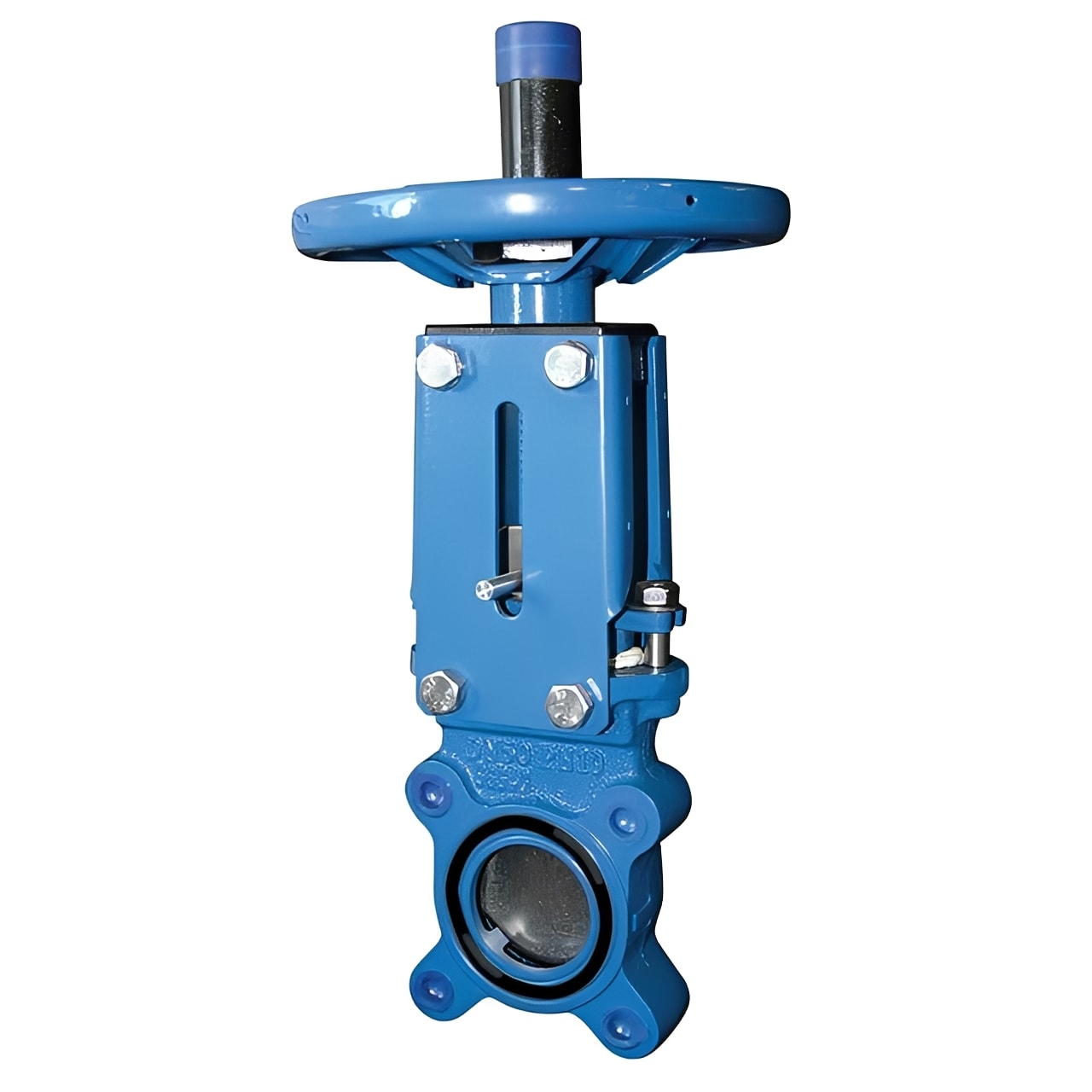 Cast Iron Bidirectional Knife Gate Valve - Handwheel PN10 for reliable manual flow isolation in pipelines.