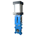 Cast Iron Knife Gate Valve PN10 - Lugged Double Acting Actuator for efficient flow control in industrial environments.