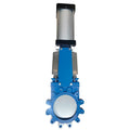 Cast Iron Knife Gate Valve PN16 - Double Acting Actuator for precise flow control in pipelines.