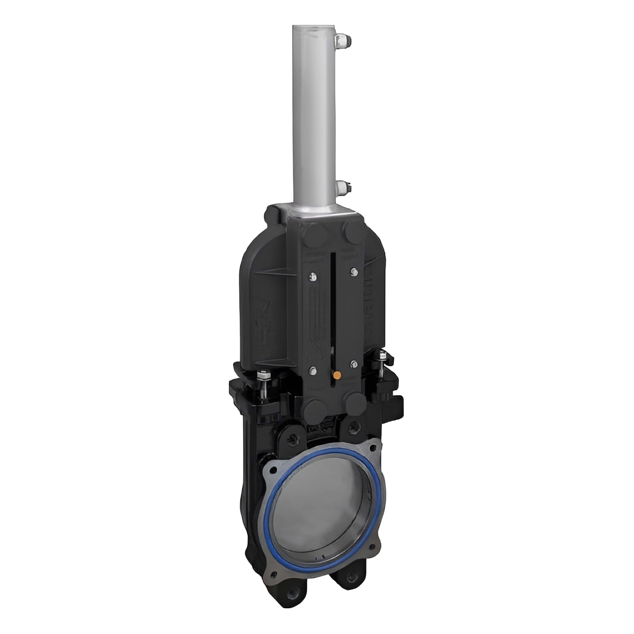 Cast Iron Knife Gate Valve - Hydraulic ANSI 150 & Agri Standard showcasing durable construction and hydraulic actuator.