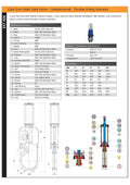 Cast Iron Knife Gate Valve PN10 Agri Pneumatic Double Acting specifications and diagram.