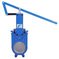 Cast Iron Knife Gate Valve - PN10 Lugged Lever Operated EPDM Seat for efficient flow control in industrial applications.