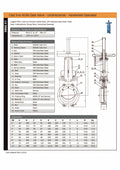 Cast Iron Unidirectional Knife Valve - Handwheel Operated PN10 specifications and details.