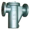Cast Iron Simplex Basket Strainer - Flanged PN16 Stainless Mesh for efficient debris removal in pipelines.