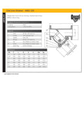 Cast Iron Y-Strainer Flanged ANSI 150 PN16 technical specifications and dimensions sheet.