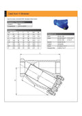 Cast Iron Y Strainer - PN16 Screwed BSPP 200°C technical drawing and specifications