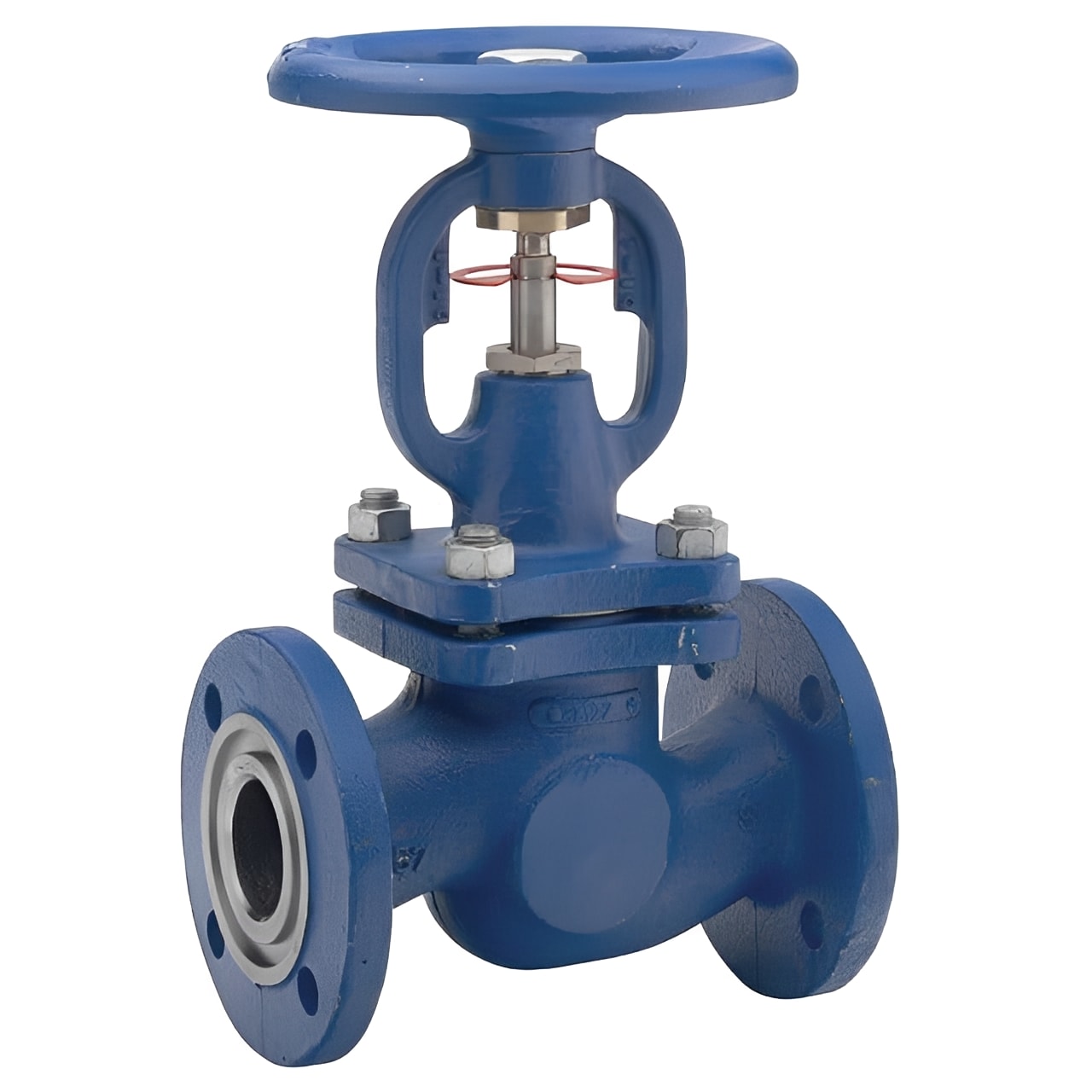 Cast Steel Bellow Seal Globe Valve - Flanged PN25/40 for high-pressure and high-temperature systems.