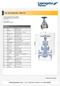 Cast Steel Globe Valve - Flanged ANSI 150 Handwheel Operated specifications and details.