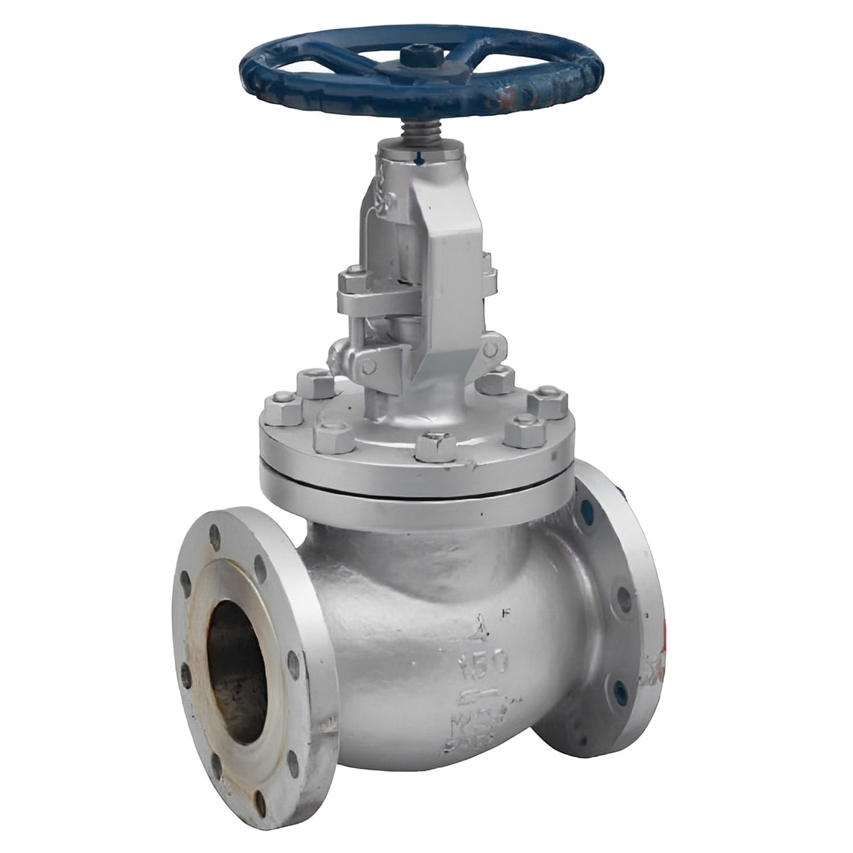 Cast Steel Globe Valve - Flanged ANSI 300 Handwheel Operated for high-pressure flow regulation.
