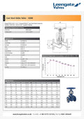Cast Steel SDNR Globe Valve - Flanged PN25/40 specifications and details.