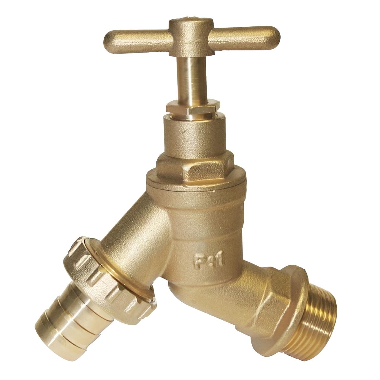 CR Brass Hose Bibtap with Double Check Valve - Lever Handle for garden applications
