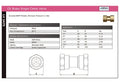CR Brass Single Check Valve - Screwed BSPP WRAS Approved specifications and dimensions chart