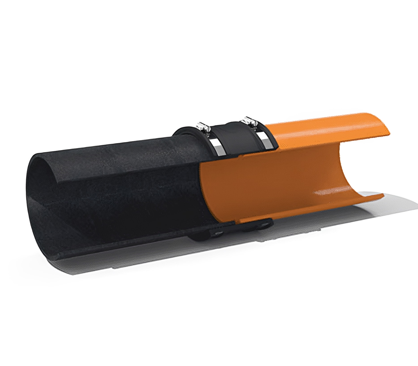 Fernco DC50 Flexible Drain Coupling 40-50mm showing its durable EPDM rubber construction.