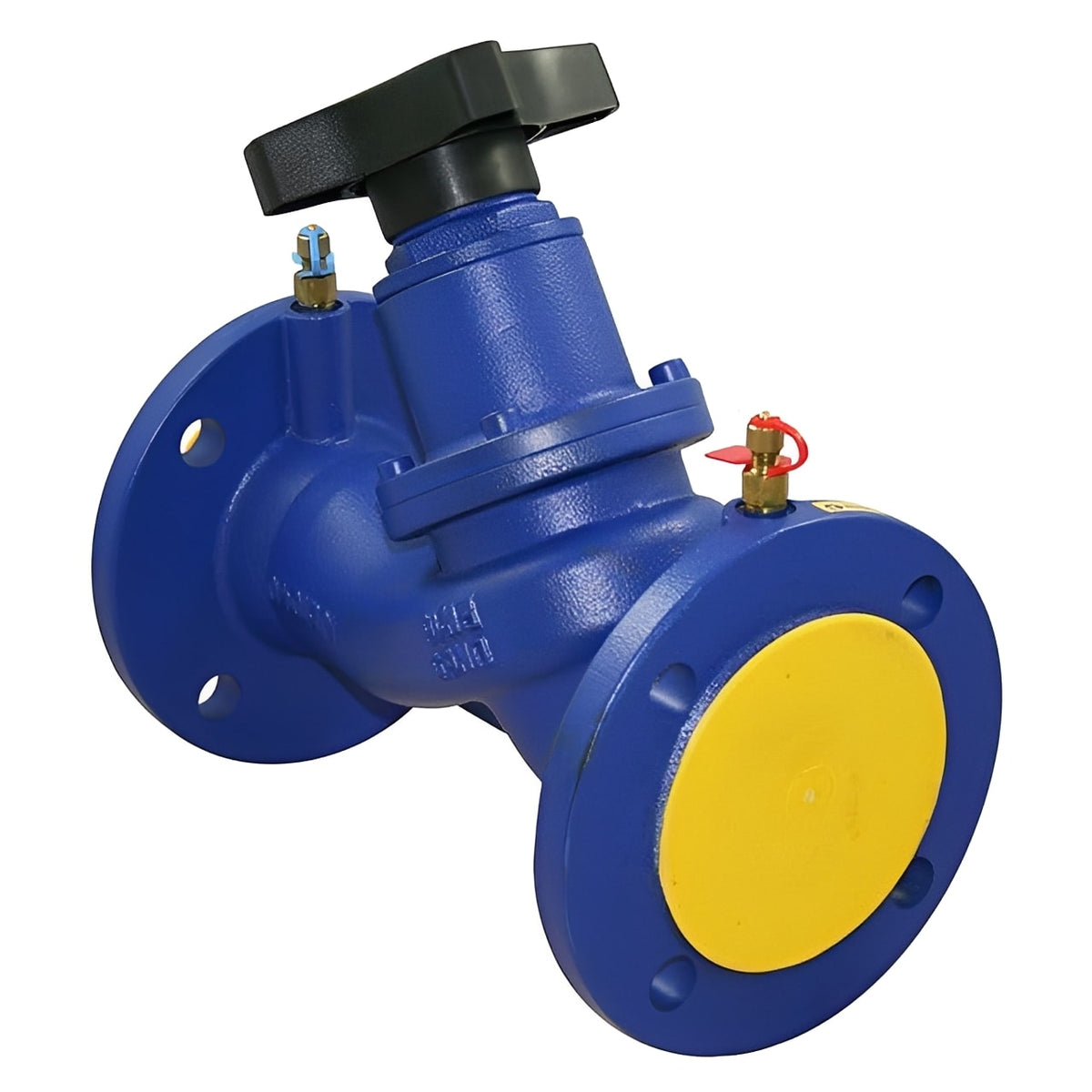VODRV Double Regulating Balancing Valve - Flanged PN16 Cast Iron for precise flow control in hydronic systems.