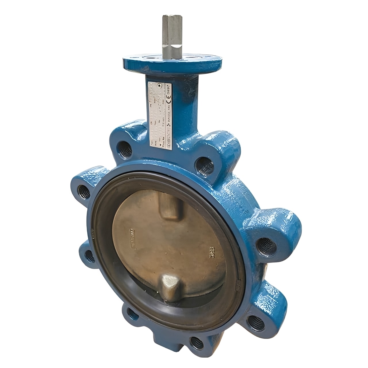Ductile Iron Lugged & Tapped Butterfly Valve EPDM PN10/16 with stainless steel disc and durable body design.