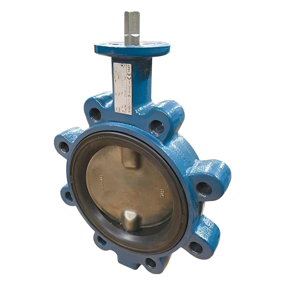 Ductile Iron Lugged & Tapped Butterfly Valve - NBR PN10/16 showcasing its robust design and top-quality materials.