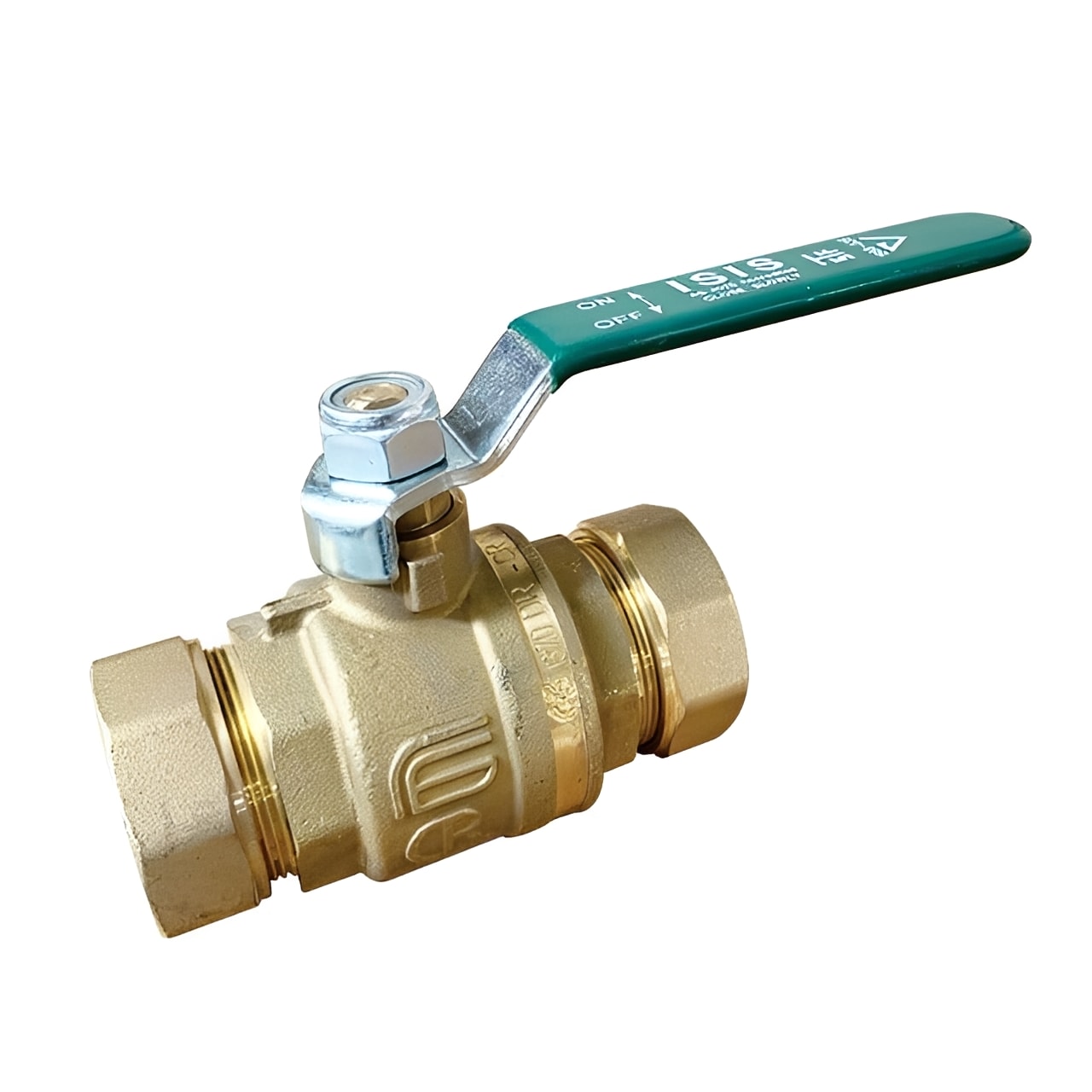 DZR Brass Ball Valve - Compression Ends WRAS Approved for reliable flow control and leak-tight connections.