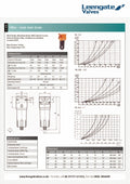 Compressed Air Filter - Semi-Automatic Drain 20 Micron BSPP technical specifications and performance charts.