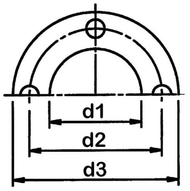 Galvanised Mild Steel Backing Ring ASA 150 - BS4505