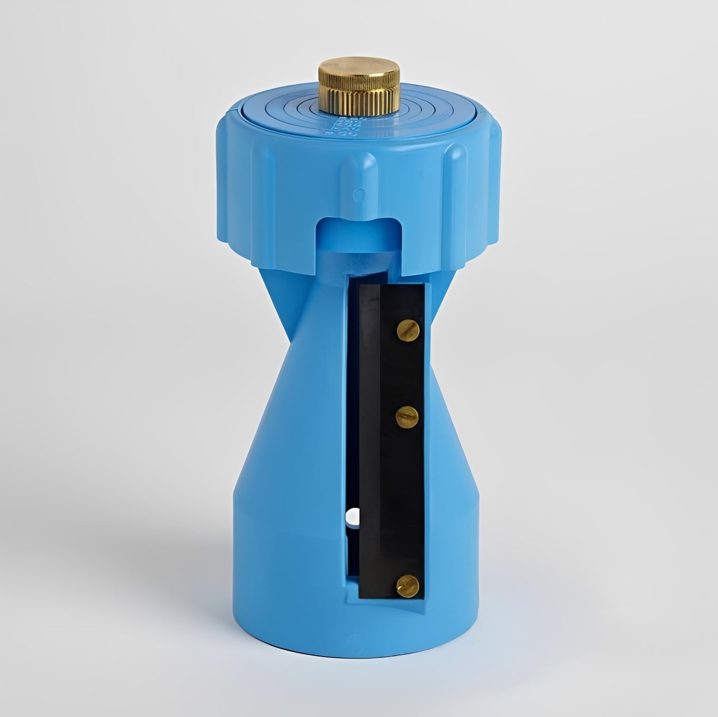 Griffon Chamfering Tool for PVC Pipes 1/2" to 2" in blue color, designed for creating symmetrical sloping edges.