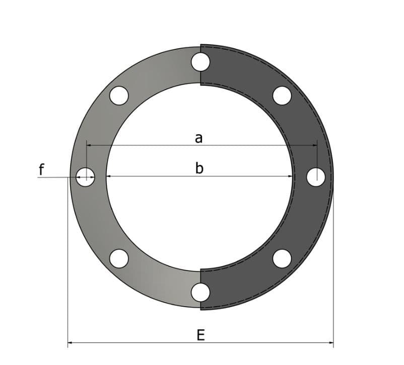 GRPP Coated Steel Backing Ring NP10/16 BS4505