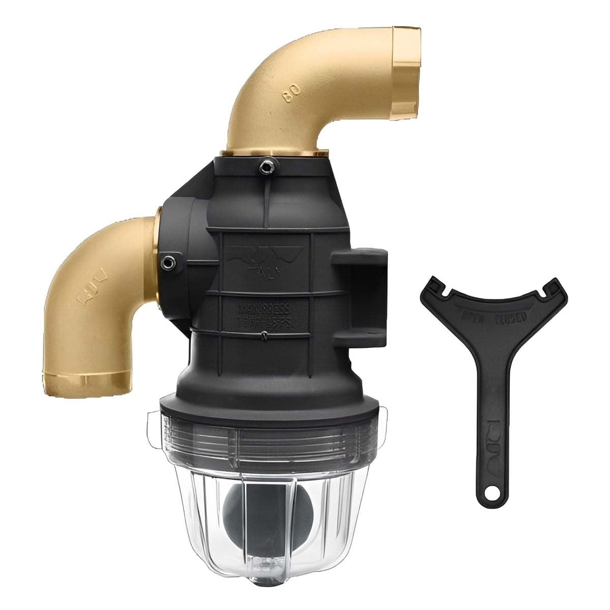 Large Capacity Syphon Hose Connection - Metal Alloy Liquid Transfer including hose tail and connector.